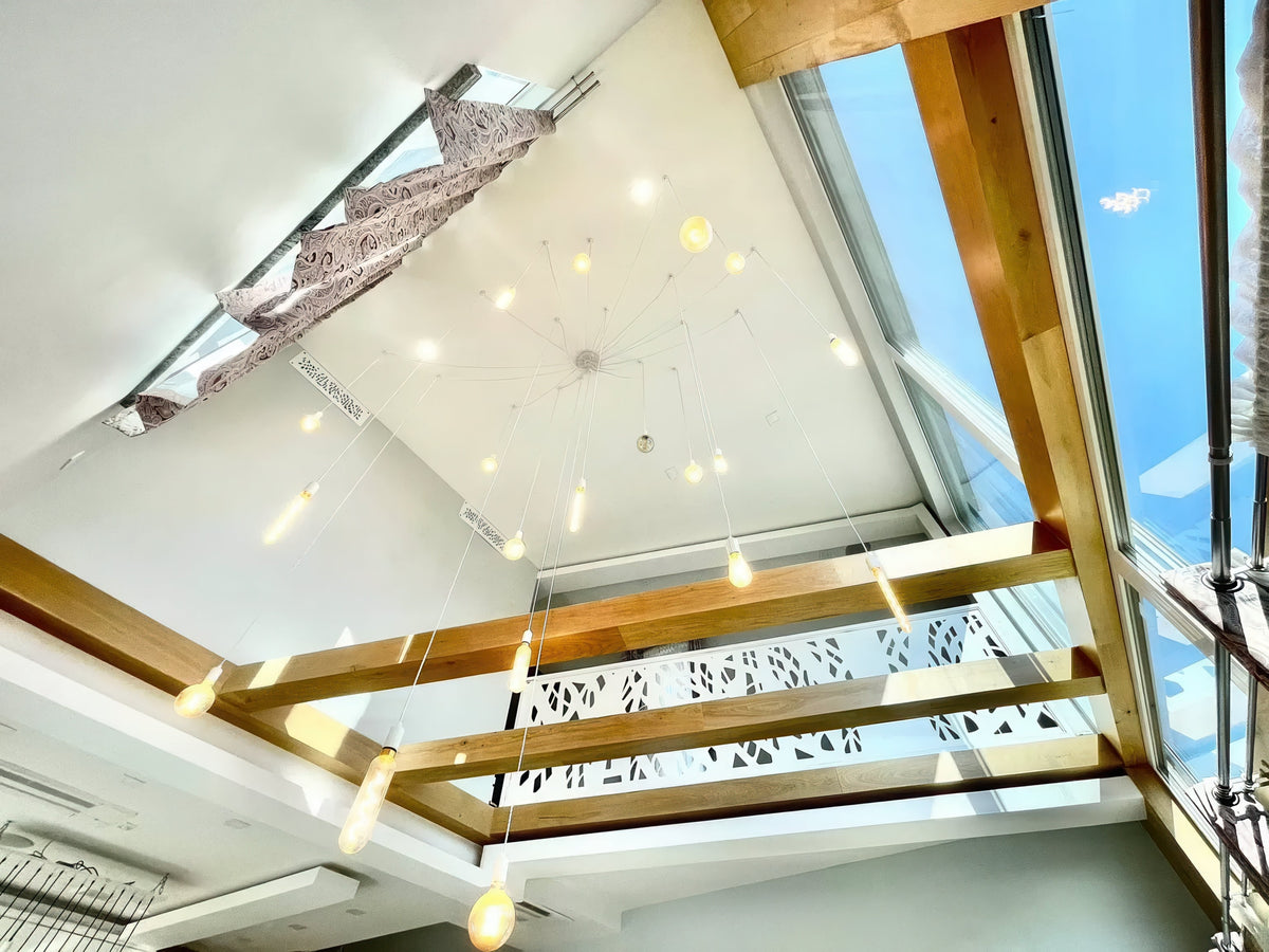 2 Story White Swag