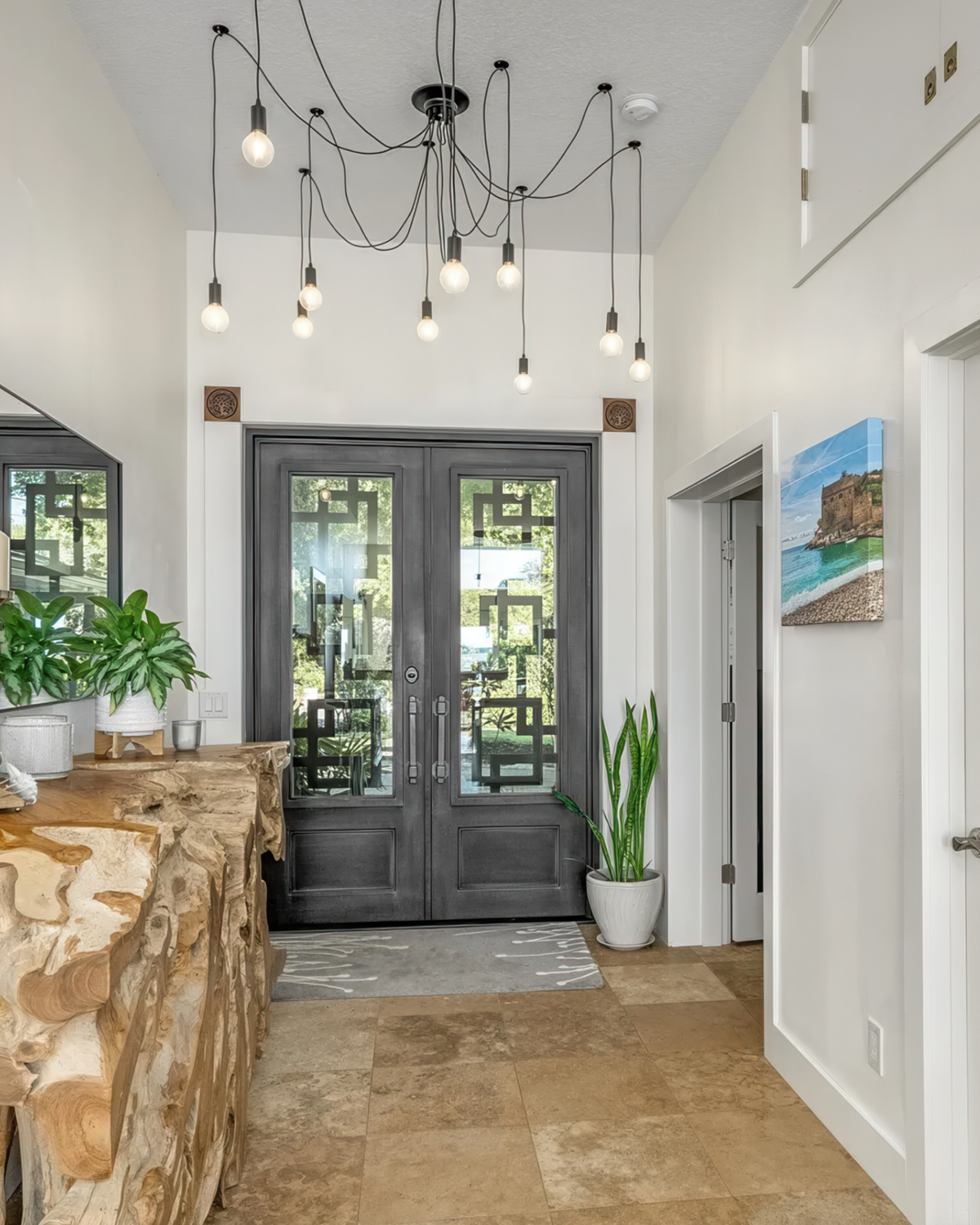 Entry Foyer 9 Pendant Swag