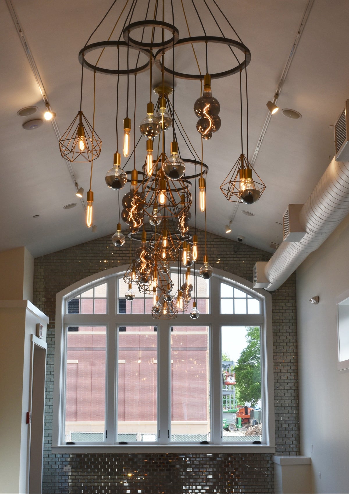 Triple Hoop Ring Chandeliers Unique Diamond Mix