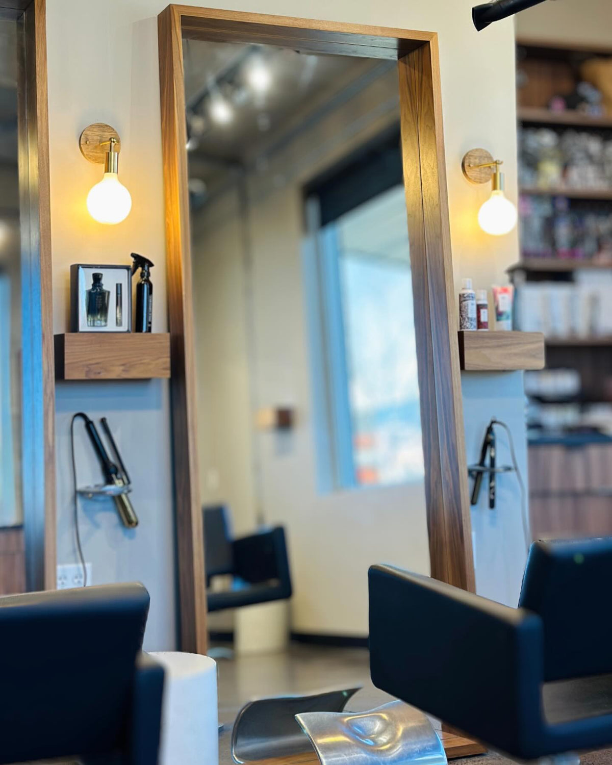 Wood Hinge Sconce