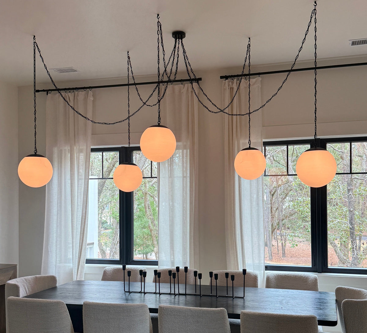 Swag Chandeliers