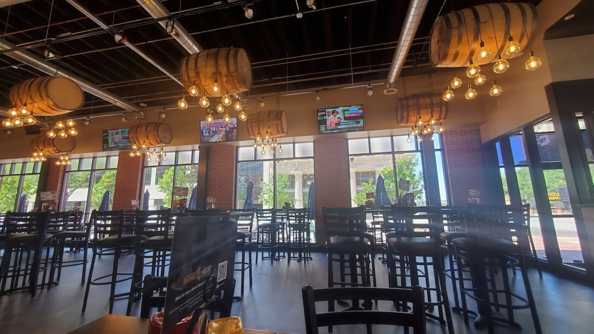 Custom Barrel Chandeliers