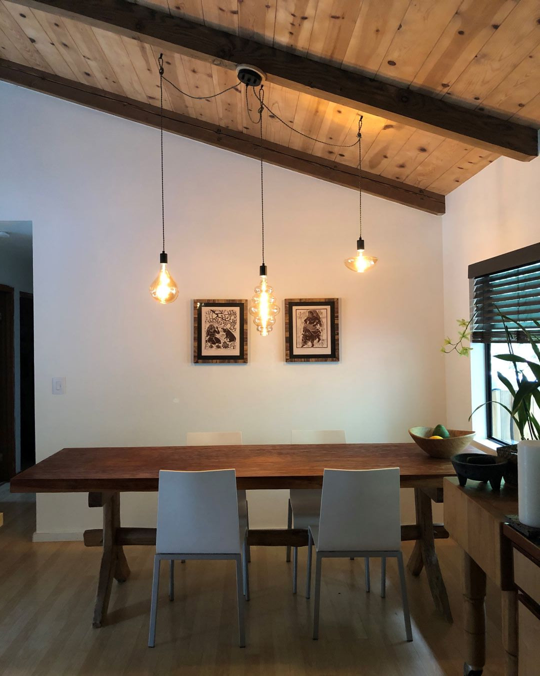 3 Pendant Mixed XL Bulbs