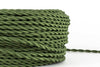 Olive Twisted Fabric Cord