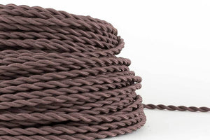 Taupe Twisted Fabric Cord