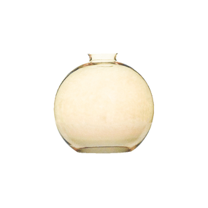 Amber Glass Globe Shade 8"
