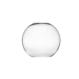 Clear Glass Globe Shade 8"