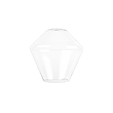 Clear Glass Diamond Shade 8"