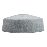 Grey 16" Dome Felt Shade