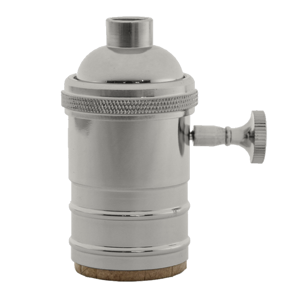 Threaded Black Bulb Socket for Light Fixtures and Lamps with Shades ...