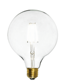 Bulb: LED - Clear 5" Globe Mix Match Lighting 
