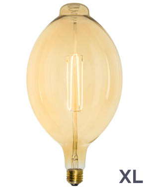 Bulb: LED XL Amber 14" Globe Mix Match Lighting 