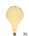 Bulb: LED XL Amber Uneven Organic Pear Mix Match Lighting 